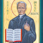 Wall Frame Espresso, Matted - St. André Bessette by R. Gerwing