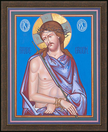 Wall Frame Espresso - Christ the Bridegroom by Robert Gerwing - Trinity Stores