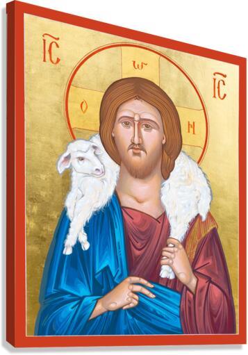 Canvas Print - Christ the Good Shepherd by Robert Gerwing, OFM - Trinity Stores