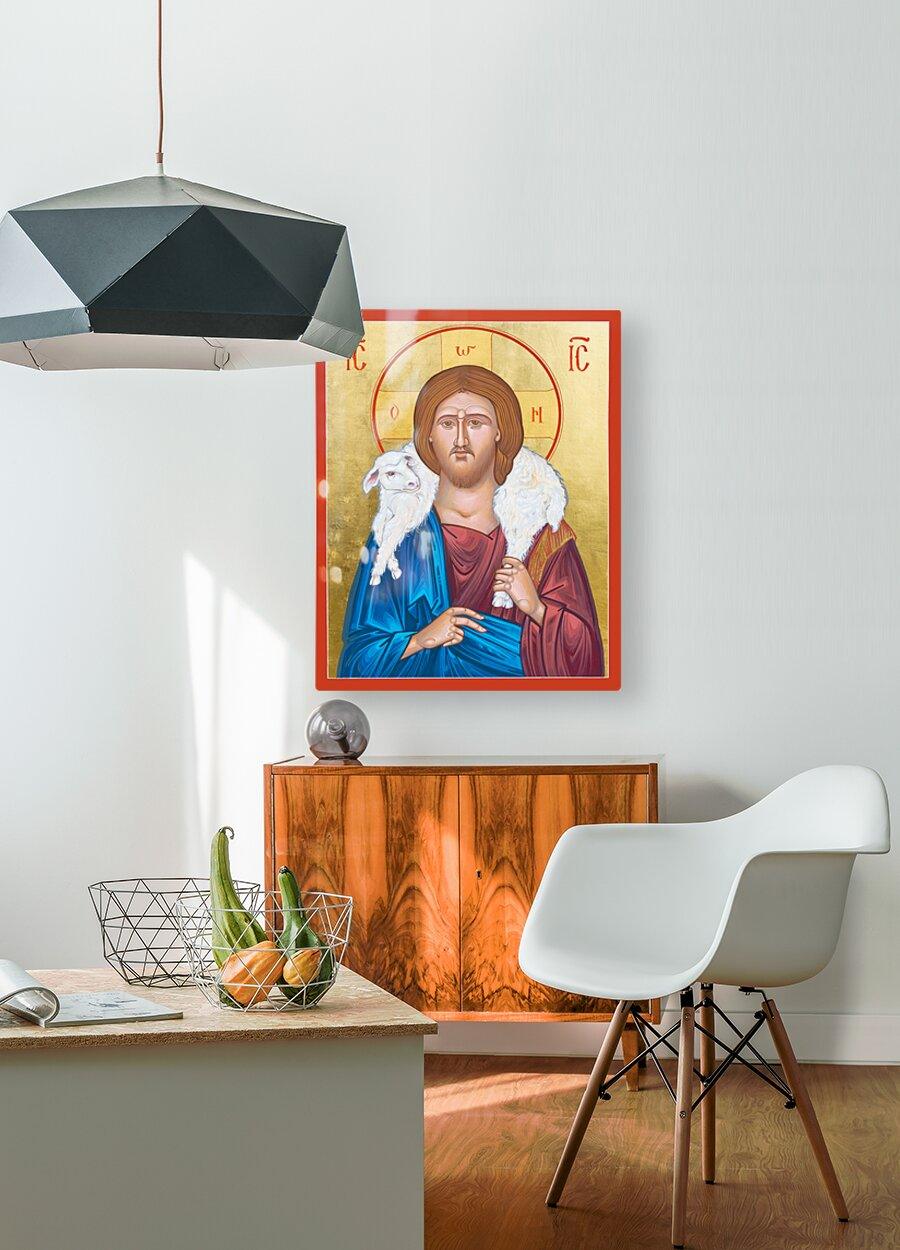Acrylic Print - Christ the Good Shepherd by Robert Gerwing, OFM - Trinity Stores