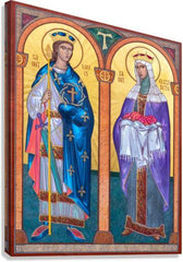 Canvas Print - Sts. Elizabeth and Louis by R. Gerwing