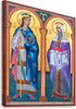 Canvas Print - Sts. Elizabeth and Louis by Robert Gerwing, OFM - Trinity Stores
