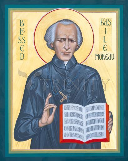 Metal Print - Bl. Basil Moreau by Robert Gerwing, OFM - Trinity Stores