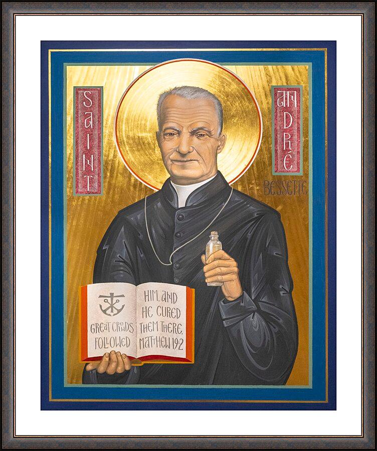 Wall Frame Espresso, Matted - St. AndréBessette by Robert Gerwing - Trinity Stores