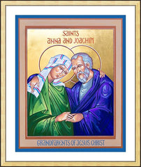 Wall Frame Gold - Grandparents of Jesus by R. Gerwing
