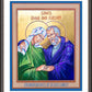 Wall Frame Espresso, Matted - Grandparents of Jesus by R. Gerwing