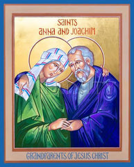 Acrylic Print - Grandparents of Jesus by R. Gerwing