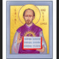 Wall Frame Black, Matted - St. Ignatius Loyola by R. Gerwing