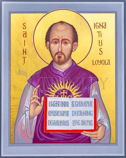 Acrylic Print - St. Ignatius Loyola by Robert Gerwing, OFM - Trinity Stores