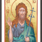 Wall Frame Espresso, Matted - St. John the Baptist by Robert Gerwing - Trinity Stores