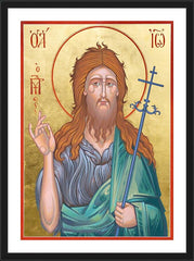 Wall Frame Black - St. John the Baptist by R. Gerwing
