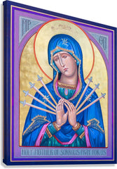Canvas Print - Mater Dolorosa - Mother of Sorrows by R. Gerwing