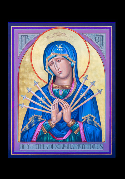 Mater Dolorosa - Mother of Sorrows - Holy Card