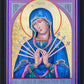 Wall Frame Black - Mater Dolorosa - Mother of Sorrows by R. Gerwing