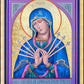 Wall Frame Gold - Mater Dolorosa - Mother of Sorrows by R. Gerwing