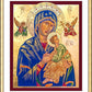 Wall Frame Gold, Matted - Our Lady of Perpetual Help by R. Gerwing