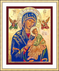 Wall Frame Gold - Our Lady of Perpetual Help by R. Gerwing