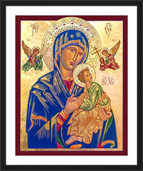 Wall Frame Black - Our Lady of Perpetual Help by R. Gerwing