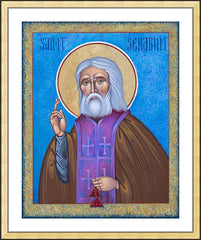Wall Frame Gold - St. Seraphim by R. Gerwing