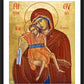 Wall Frame Black, Matted - Virgin and Christ Child by R. Gerwing