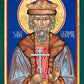 Wall Frame Espresso, Matted - St. Vladimir by Robert Gerwing, OFM - Trinity Stores
