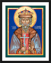 Wall Frame Black - St. Vladimir by R. Gerwing
