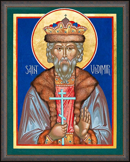 Wall Frame Espresso - St. Vladimir by Robert Gerwing, OFM - Trinity Stores