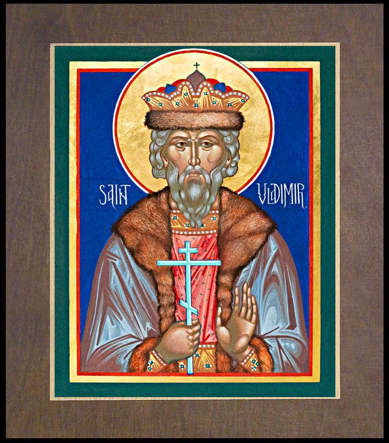 St. Vladimir - Wood Plaque Premium by Robert Gerwing - Trinity Stores