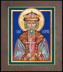 Wood Plaque Premium - St. Vladimir by R. Gerwing