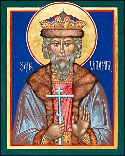 St. Vladimir - Wood Plaque by Robert Gerwing - Trinity Stores