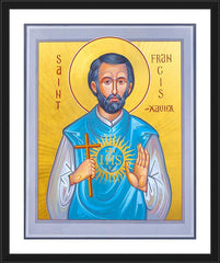 Wall Frame Black - St. Francis Xavier by R. Gerwing
