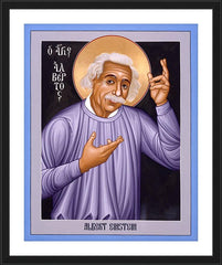 Wall Frame Black - Albert Einstein by R. Lentz