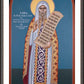 Wall Frame Espresso, Matted - St. Athanasius the Great by R. Lentz