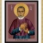 Wall Frame Gold, Matted - St. Alphonsus Liguori by Br. Robert Lentz, OFM - Trinity Stores