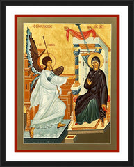Wall Frame Black - Annunciation by R. Lentz