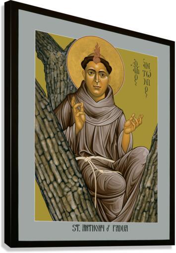 Canvas Print - St. Anthony of Padua by Br. Robert Lentz, OFM - Trinity Stores