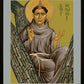 Wall Frame Espresso, Matted - St. Anthony of Padua by Br. Robert Lentz, OFM - Trinity Stores