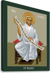 Canvas Print - St. Aelred of Rievaulx by R. Lentz