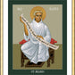 Wall Frame Gold, Matted - St. Aelred of Rievaulx by Br. Robert Lentz, OFM - Trinity Stores