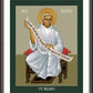 Wall Frame Espresso, Matted - St. Aelred of Rievaulx by Br. Robert Lentz, OFM - Trinity Stores