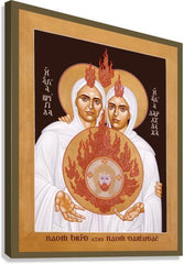 Canvas Print - Sts. Brigid and Darlughdach of Kildare by R. Lentz