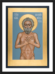 Wall Frame Black - St. Basil the Blessed of Moscow by R. Lentz