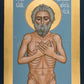 Wall Frame Black, Matted - St. Basil the Blessed of Moscow by Br. Robert Lentz, OFM - Trinity Stores