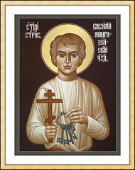 Wall Frame Gold - St. Basil of Mangazeya by R. Lentz