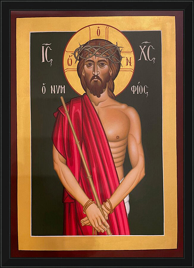 Wall Frame Black - Christ the Bridegroom by R. Lentz