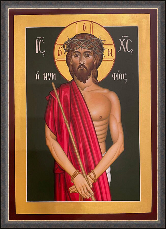 Wall Frame Espresso - Christ the Bridegroom by R. Lentz