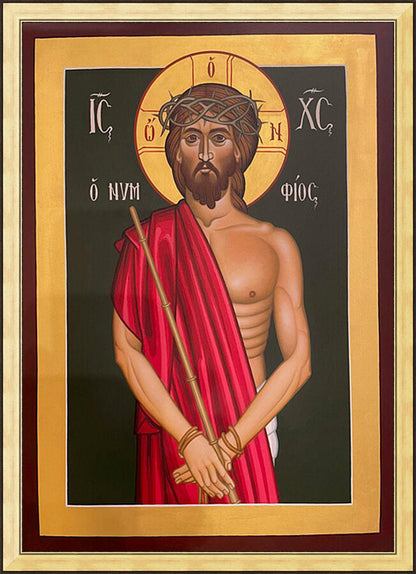 Wall Frame Gold - Christ the Bridegroom by R. Lentz