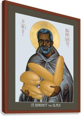 Canvas Print - St. Benedict the Black by R. Lentz