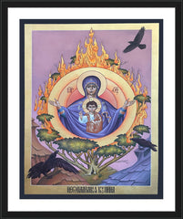 Wall Frame Gold - Burning Bush by R. Lentz
