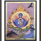 Wall Frame Espresso, Matted - Burning Bush by R. Lentz